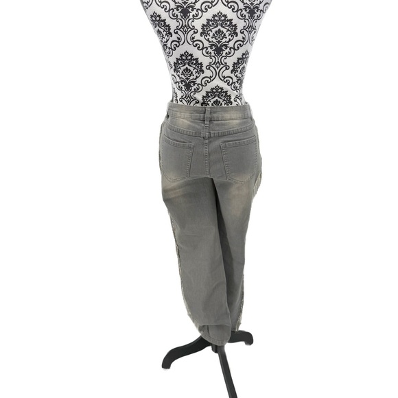 Boston Proper Gray Tassel Jeans - Picture 10 of 11